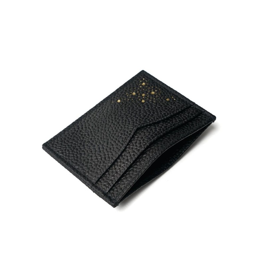 Accessories Cheaney | Card Holder In Black Grain Leather