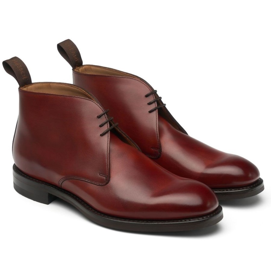 Men Cheaney Chukka Boots | Jackie Iii R Chukka Boot In Dark Leaf Calf Leather