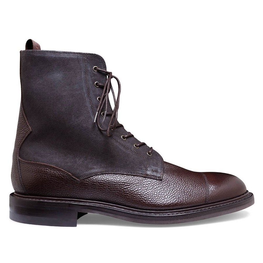 Men Cheaney Derby Boots | Banbury R Derby Boot In Walnut Grain/Brown Coupe