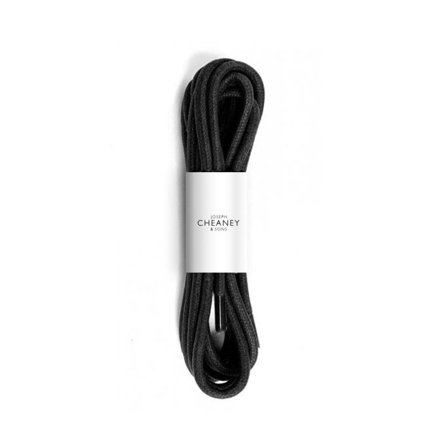 Accessories Cheaney | Boot Laces - Black - 120Cm (451/120 Black)