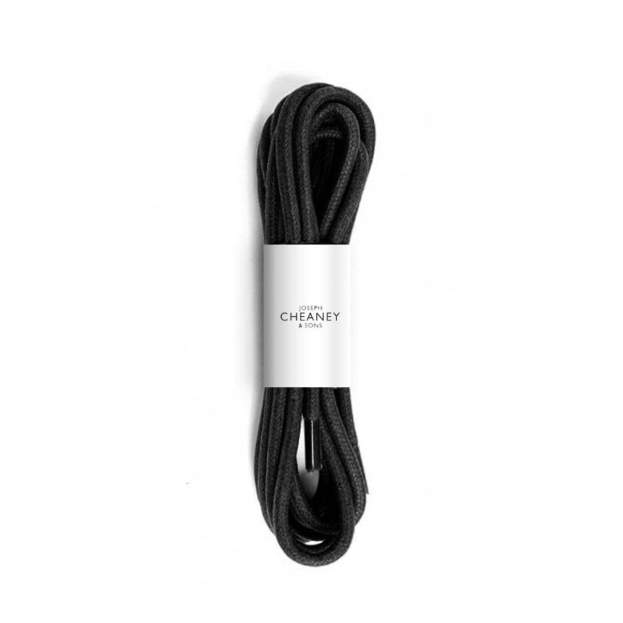 Accessories Cheaney | Boot Laces - Black - 140Cm (451/140 Black)