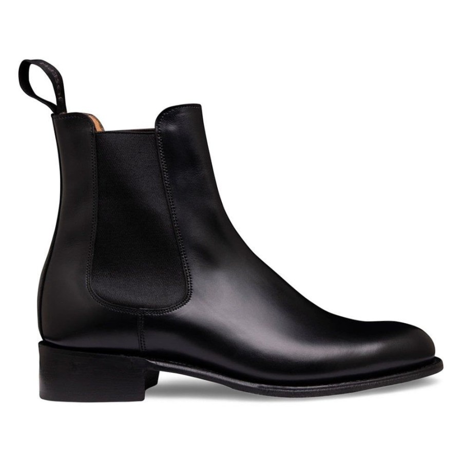 Women Cheaney Chelsea Boots | Avril D Chelsea Boot In Black Calf Leather