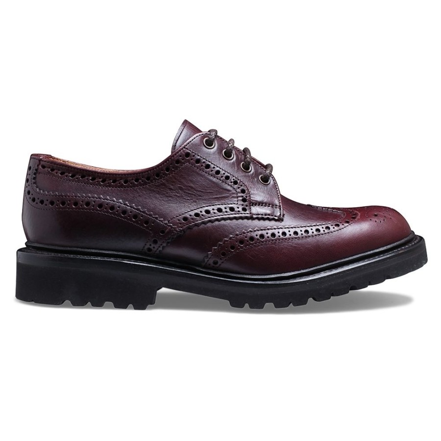 Women Cheaney Brogues | Beccles Gv Derby Brogue In Polo Brown Eco Oiled Leather