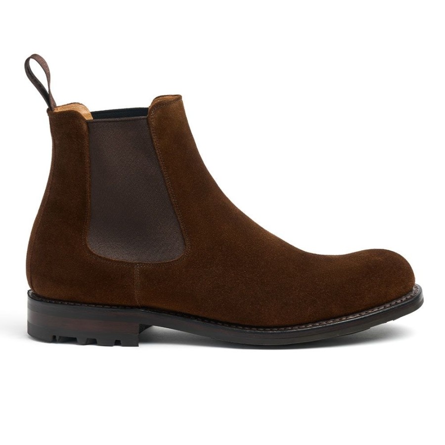 Men Cheaney Chelsea Boots | Barnes Iii B Chelsea Boot In Snuff Repello Oiled Suede