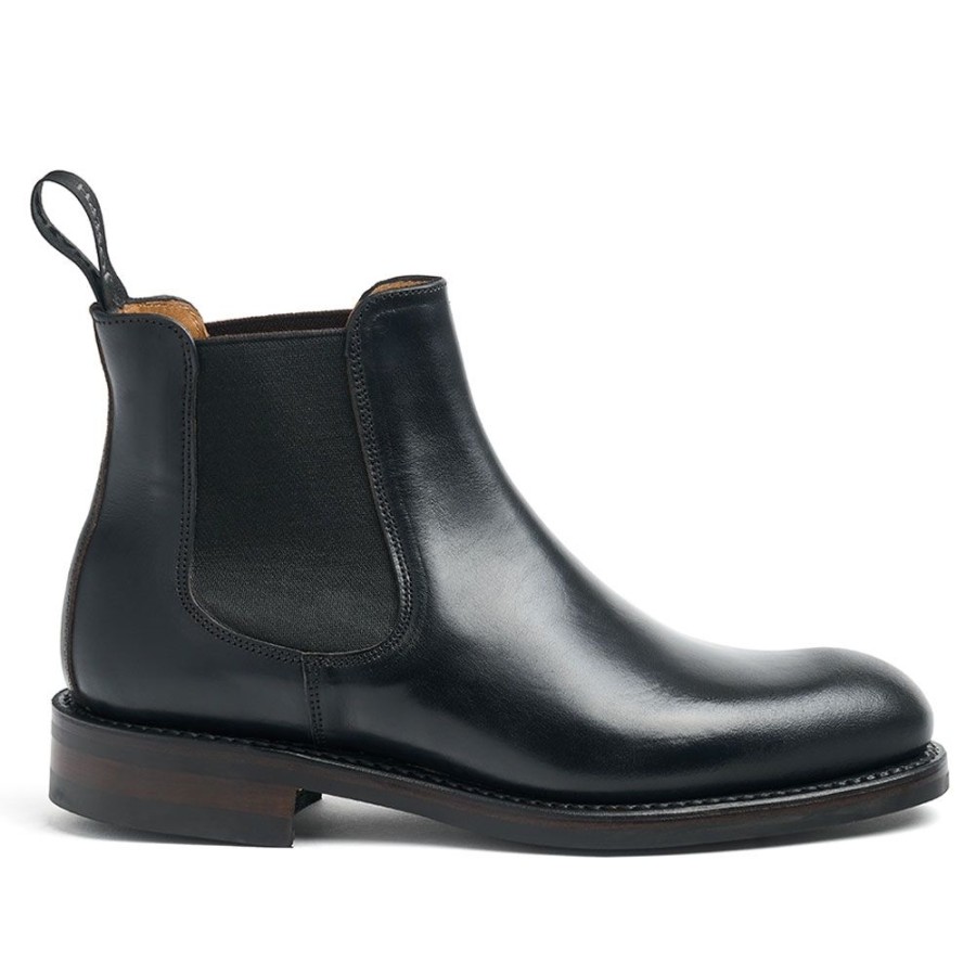 Women Cheaney Chelsea Boots | Clara R Chelsea Boot In Black Chromexcel Leather