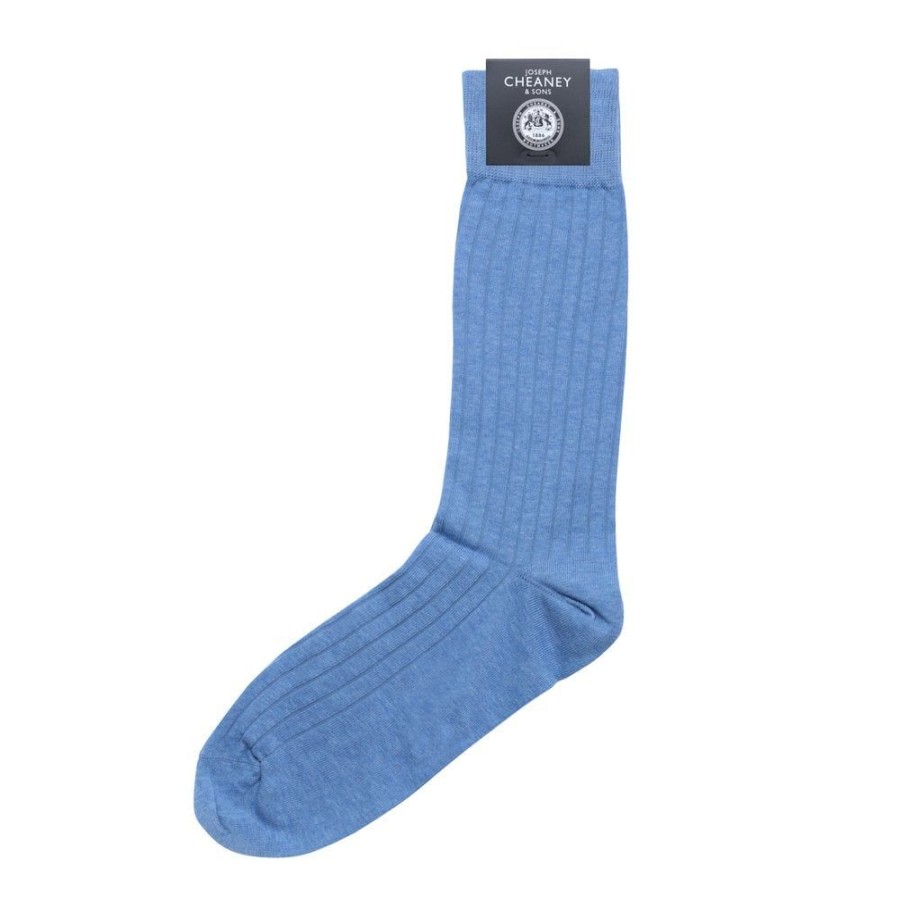 Accessories Corgi | Brecon Denim Mens Cotton Socks