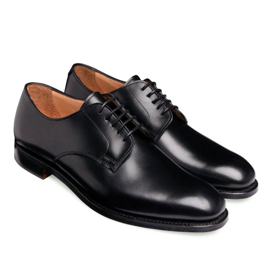 Men Cheaney Derbys | Albany Ii Derby In Black Calf Leather