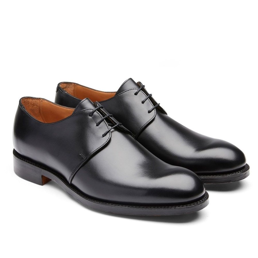 Men Cheaney Derbys | Bobby Ii Derby In Black Calf Leather