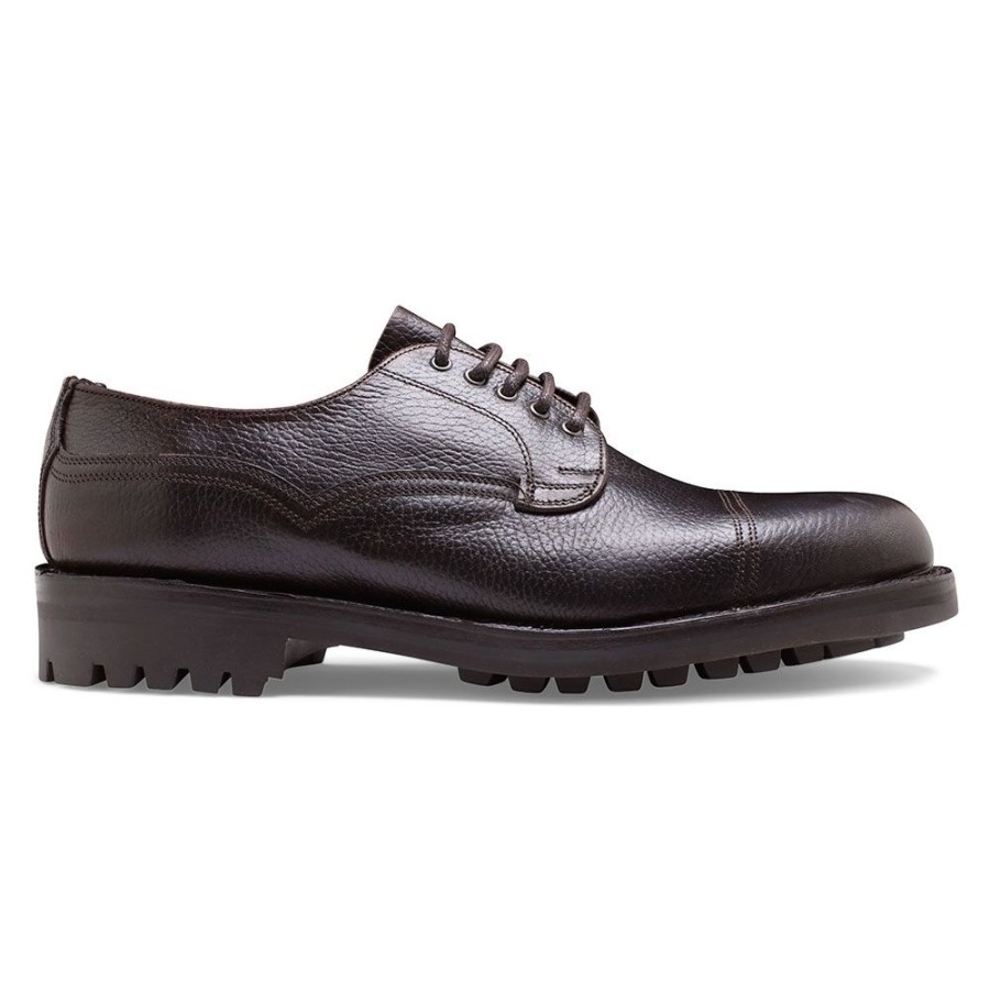 Men Cheaney Derbys | Cairngorm Ii C Veldtschoen Derby In Dark Brown Pull Up Grain Leather