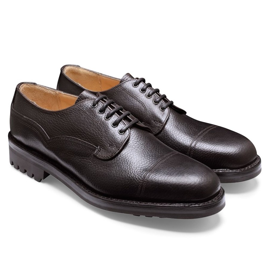 Men Cheaney Derbys | Cairngorm Ii C Veldtschoen Derby In Dark Brown Pull Up Grain Leather