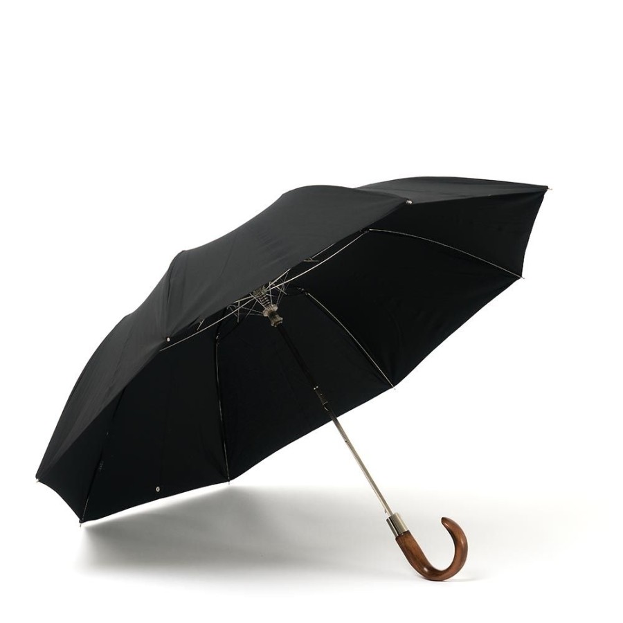 Accessories Cheaney | Telescopic Umbrella In Black