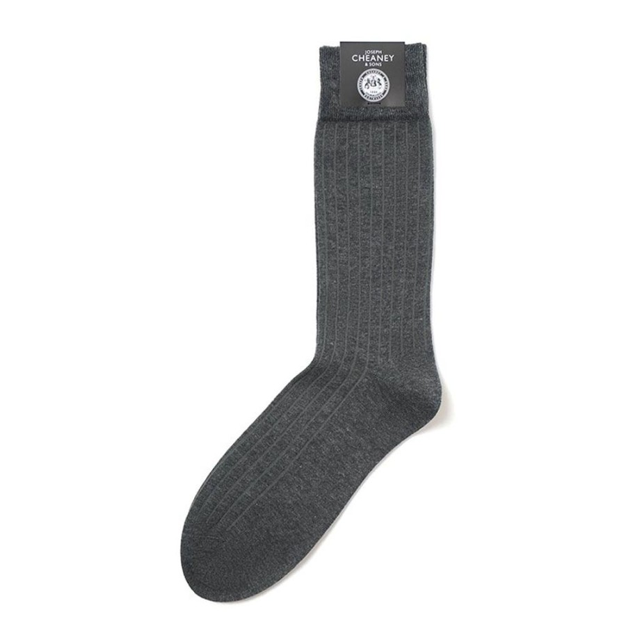 Accessories Corgi | Brecon Grey Mens Cotton Socks