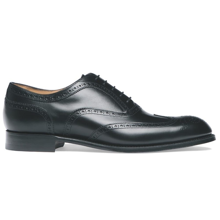 Men Cheaney Brogues | Arthur Iii Oxford Brogue In Black Calf Leather