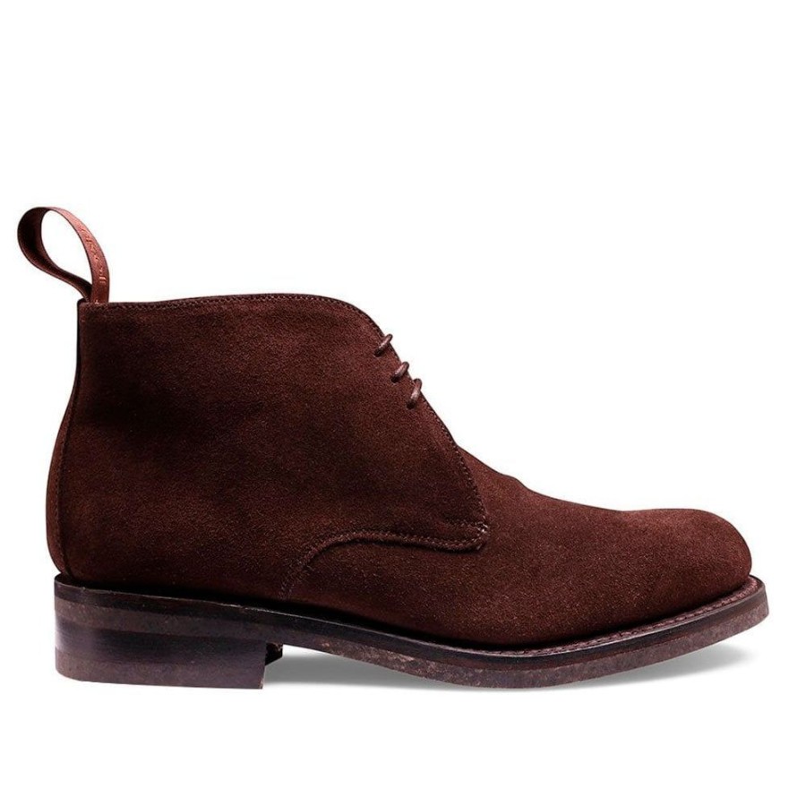 Women Cheaney Chukka Boots | Thetford Chukka Boot In Dark Brown Eco-Buck Suede