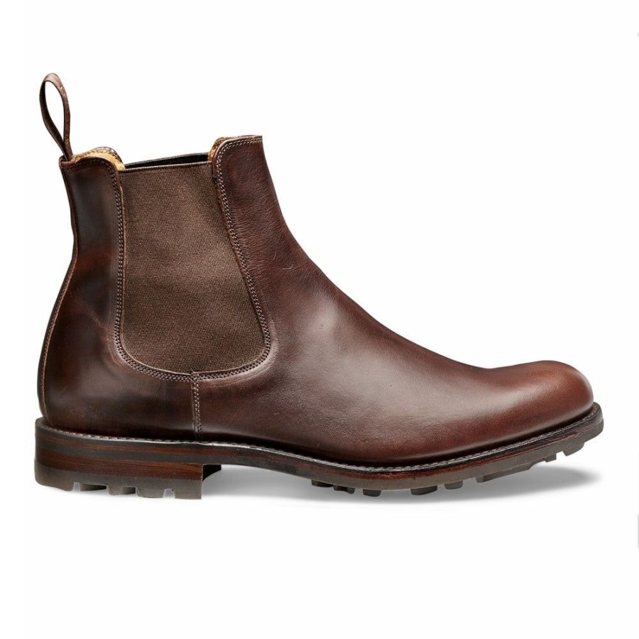 Men Cheaney Chelsea Boots | Barnes Iii B Chelsea Boot In Brown Pull Up Leather