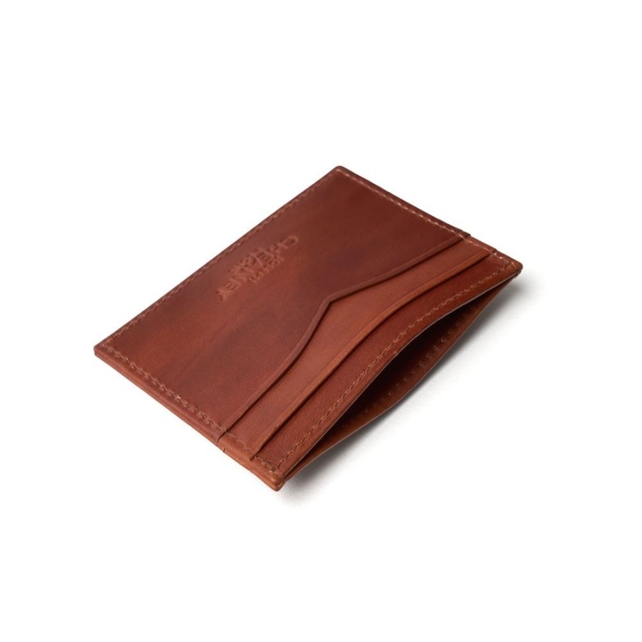 Accessories Cheaney | Card Holder In Dark Leaf Calf Leather