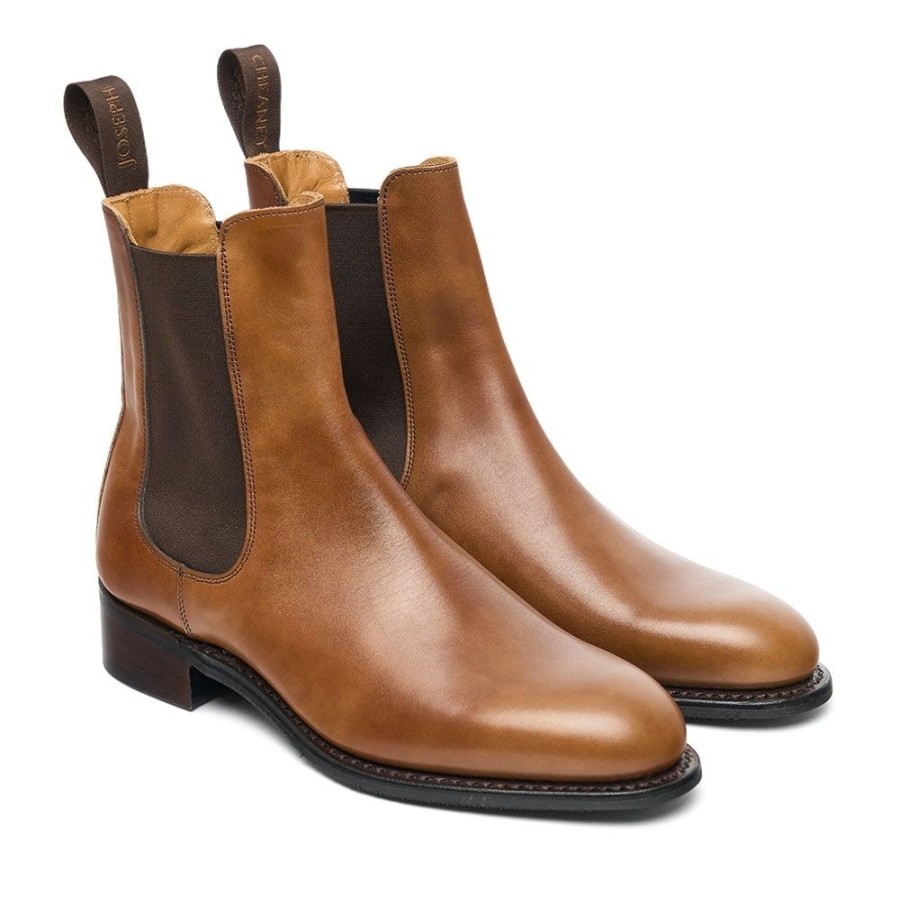 Women Cheaney Chelsea Boots | Avril D Chelsea Boot In French Brown Museum Calf Leather