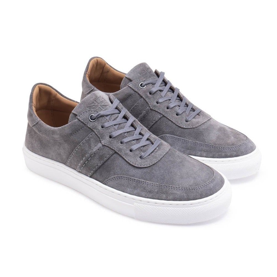 Men Cheaney X Goral Trainers | Steel Ii Trainer In Anthracite Suede