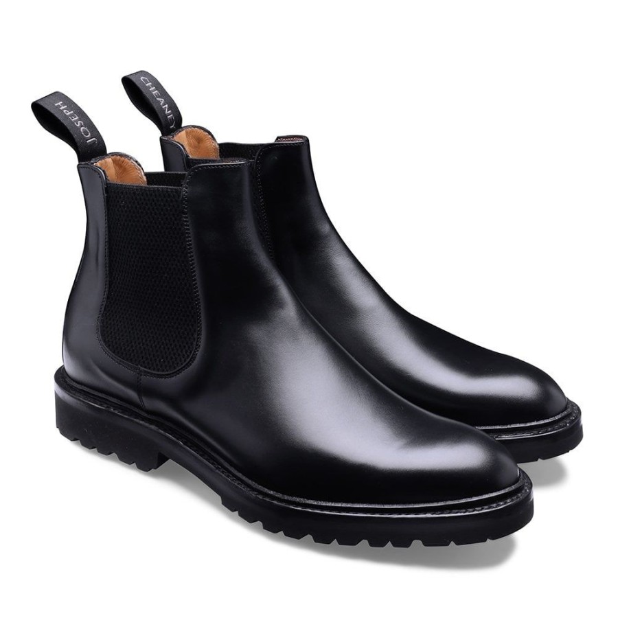 Women Cheaney Chelsea Boots | Cleo Chelsea Boot In Black Calf Leather