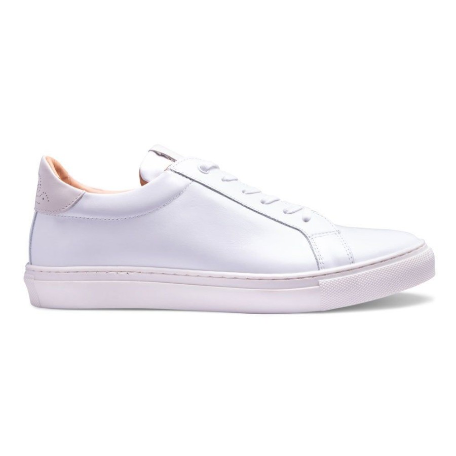 Men Cheaney X Goral Trainers | Kelham Trainer In White/Off White Leather