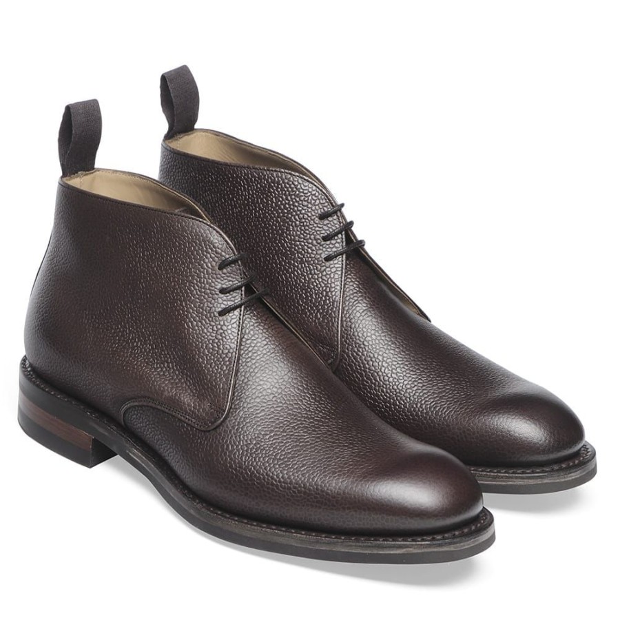 Men Cheaney Chukka Boots | Jackie Iii R Chukka Boot In Walnut Grain Leather