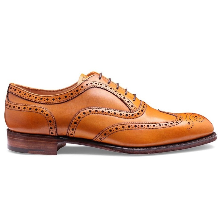 Men Cheaney Brogues | Arthur Iii Oxford Brogue In Light Chestnut Calf Leather