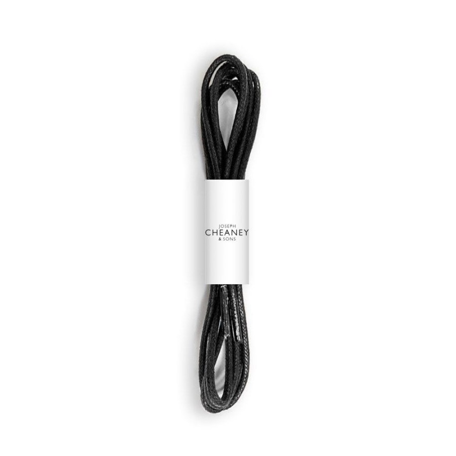 Accessories Cheaney | Boot Laces - Black - 120Cm (428/120 Black)