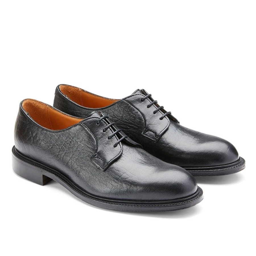 Women Cheaney Derbys | Kinloch Ef Derby In Black Deerskin Leather