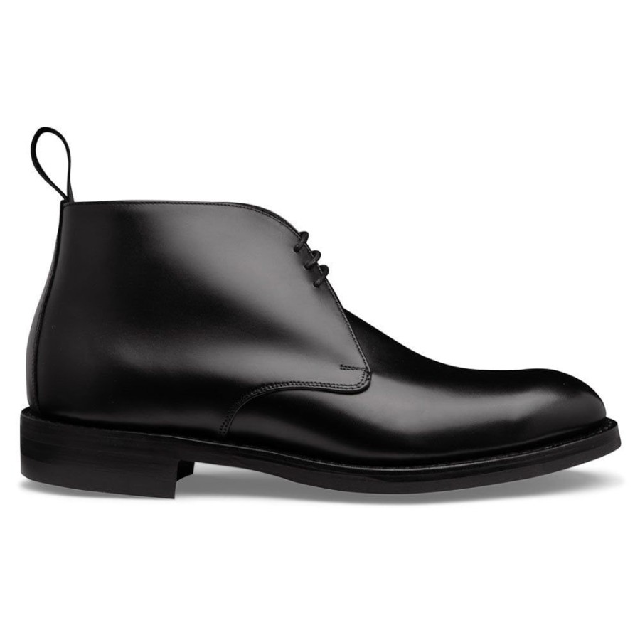 Men Cheaney Chukka Boots | Jackie Iii R Chukka Boot In Black Calf Leather