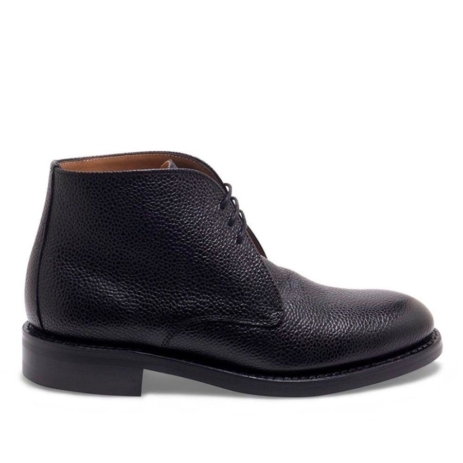 Women Cheaney Chukka Boots | Jessie R Chukka Boot In Black Grain Leather