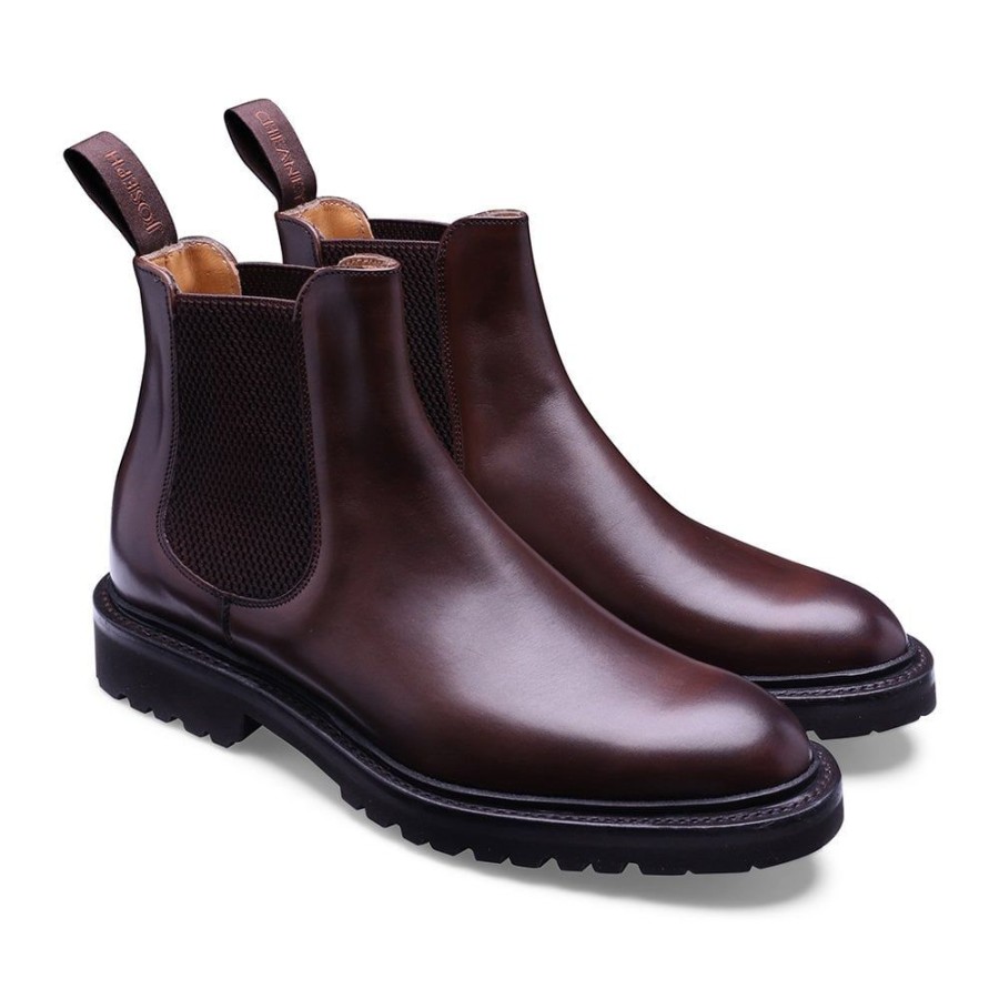 Women Cheaney Chelsea Boots | Cleo Chelsea Boot In Mocha Calf Leather