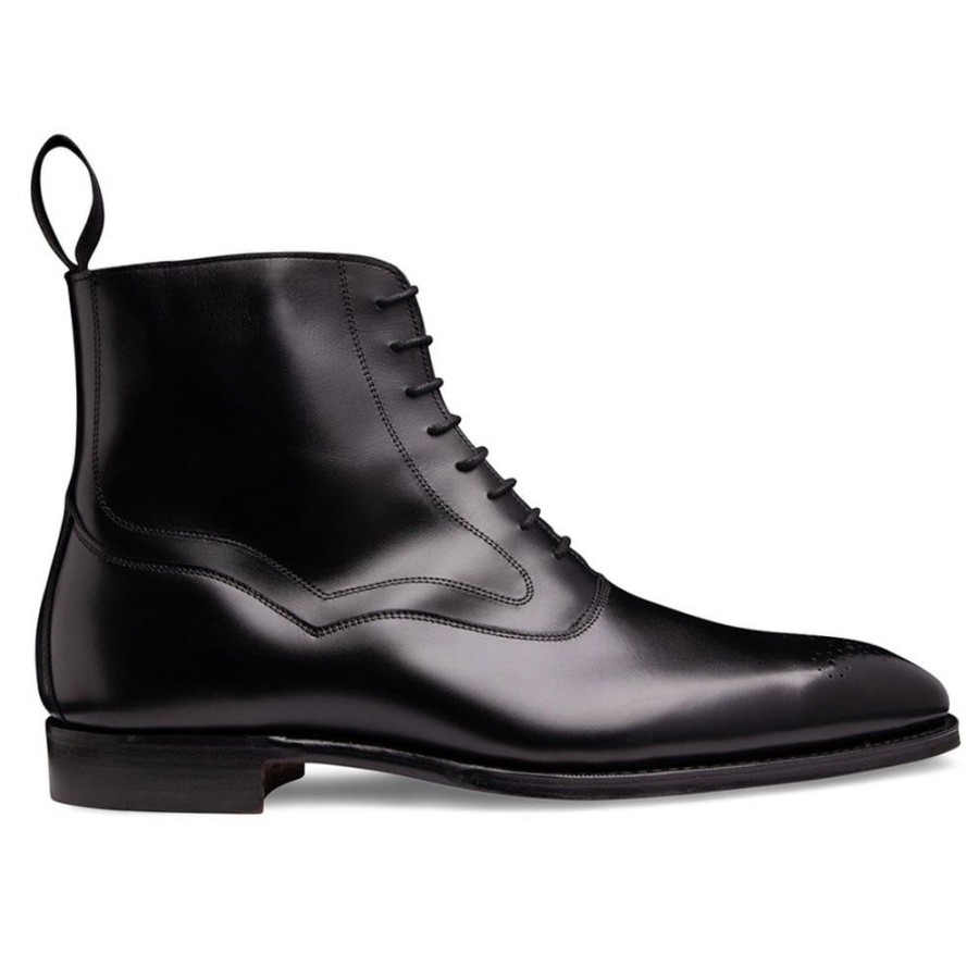 Men Cheaney Balmoral Boots | Hanover Balmoral Boot In Black Calf Leather