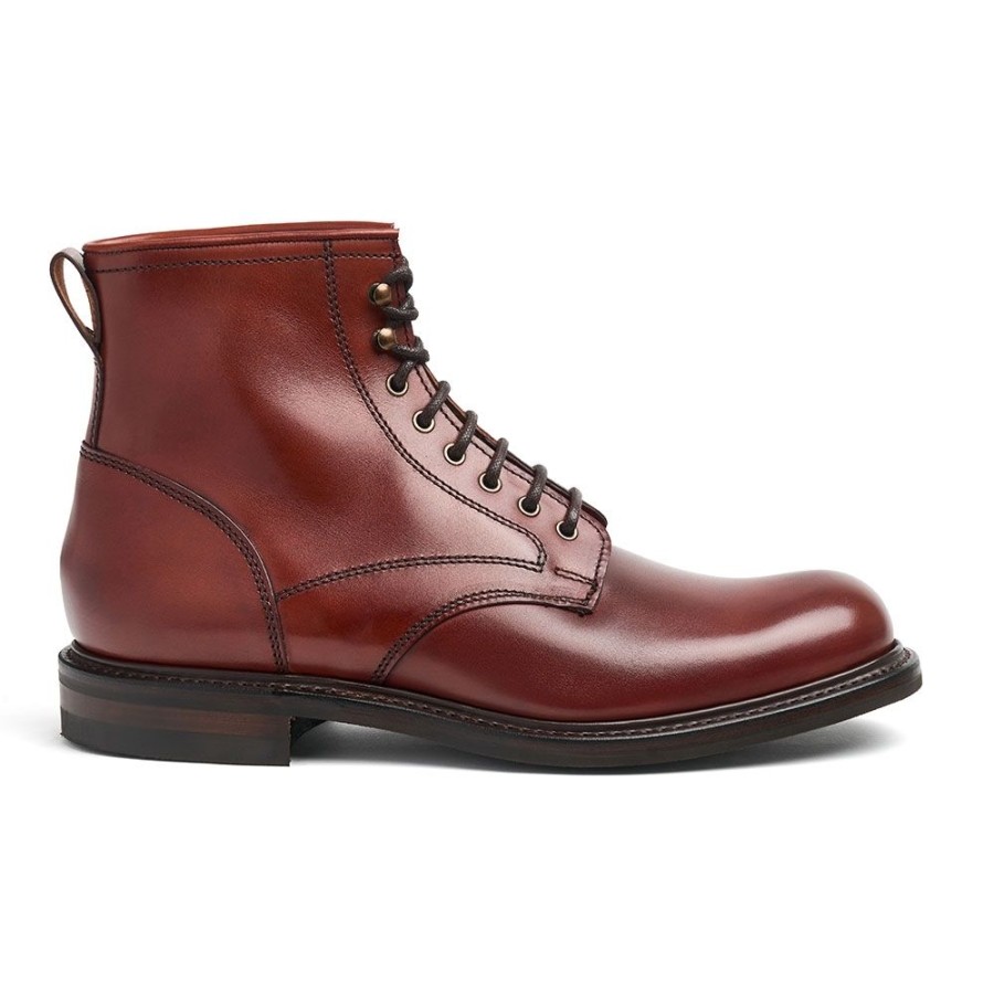 Men Cheaney Derby Boots | Jaxson Ii R Derby Boot In Dark Leaf Calf Leather