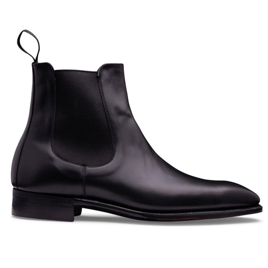 Men Cheaney Chelsea Boots | Godwin Chelsea Boot In Black Calf Leather