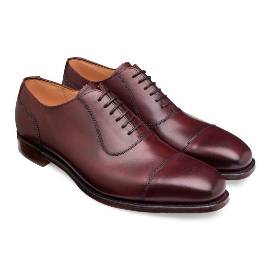 Men Cheaney Oxfords | Brackley Oxford In Burgundy Calf Leather