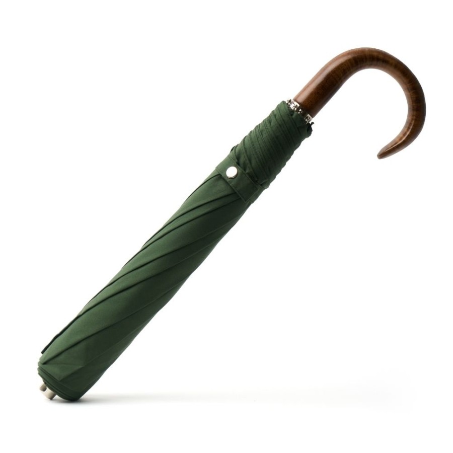 Accessories Cheaney | Telescopic Umbrella In Dark Green