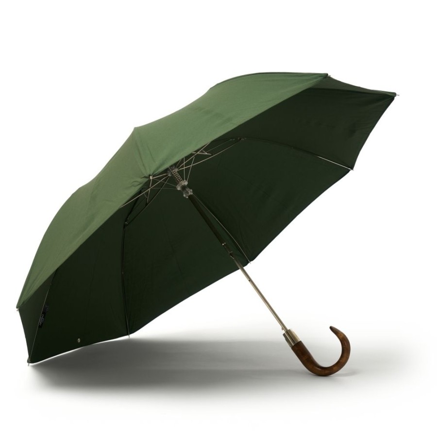 Accessories Cheaney | Telescopic Umbrella In Dark Green