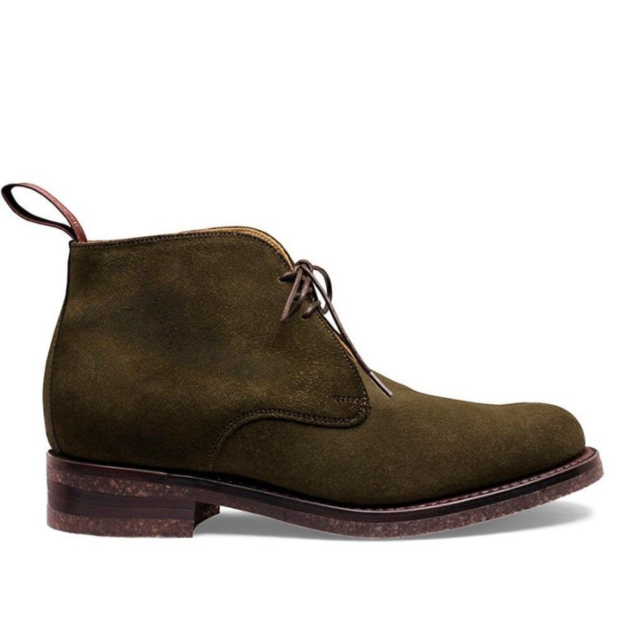 Women Cheaney Chukka Boots | Thetford Chukka Boot In Hunting Green Eco-Buck Suede