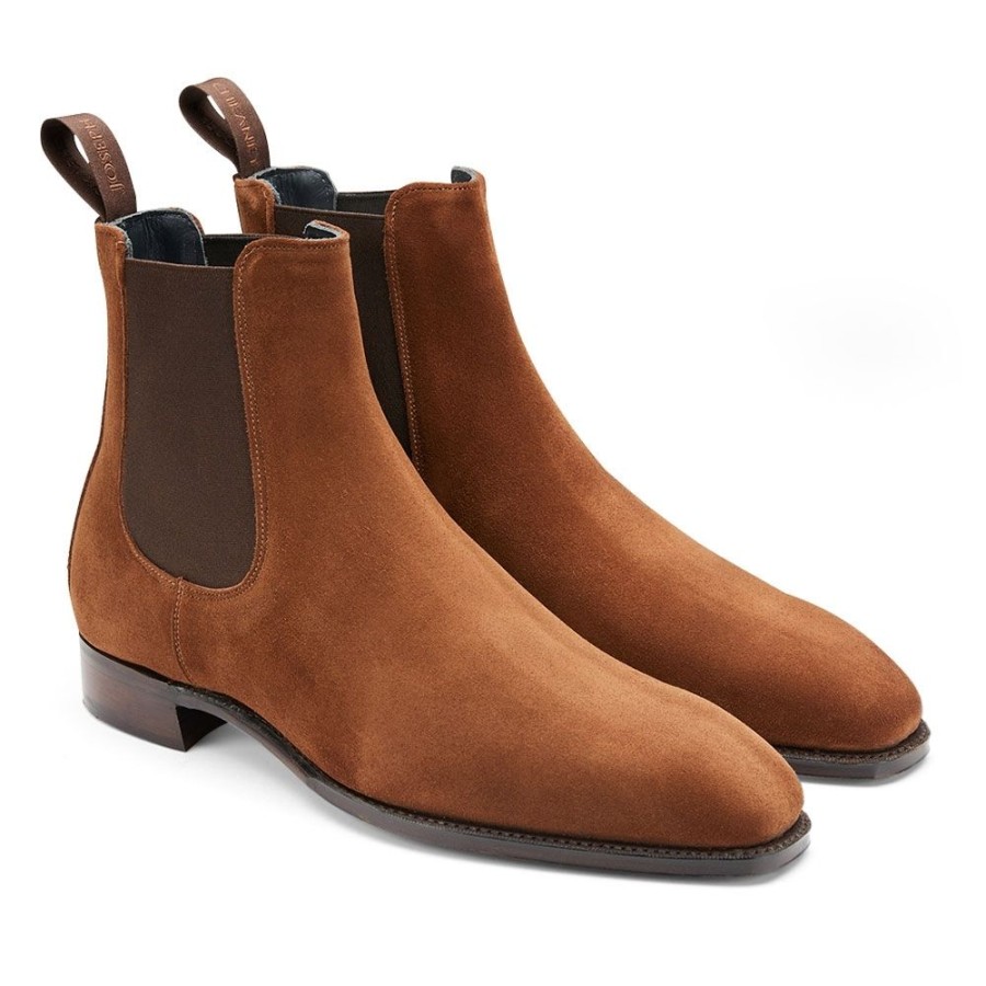 Men Cheaney Chelsea Boots | Godwin Chelsea Boot In Rustique Janus Suede