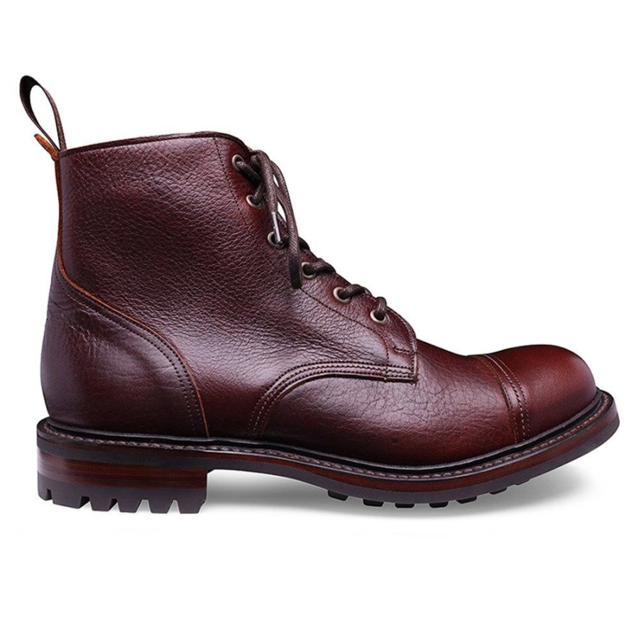 Men Cheaney Military Boots | Hurricane Ii C Derby Boot In Whiskey Kudu Leather