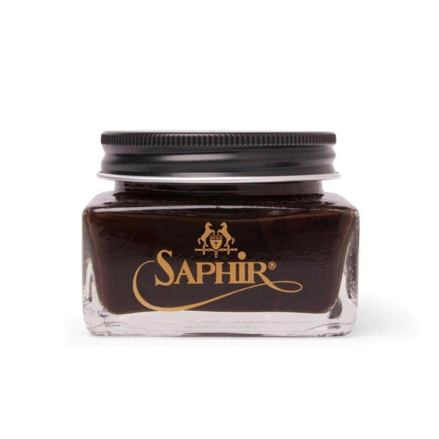 Refurbishment Saphir | Creme Cuir Gras - Greasy Leather Cream - Dark Brown