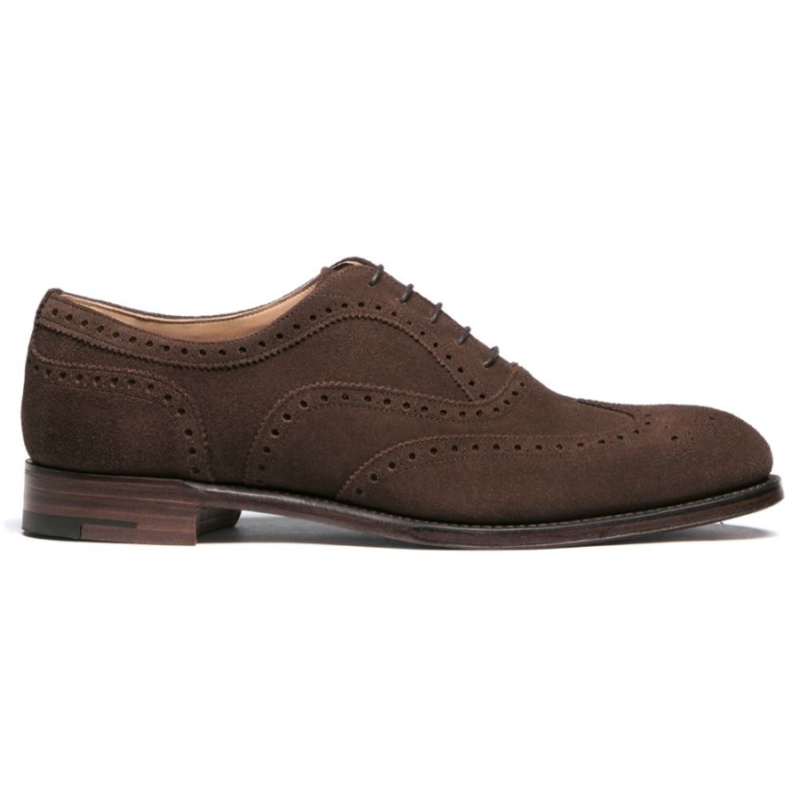 Men Cheaney Brogues | Arthur Iii Oxford Brogue In Plough Suede