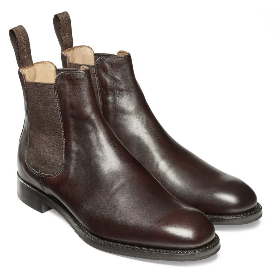 Men Cheaney Chelsea Boots | Godfrey D Chelsea Boot In Mocha Calf Leather