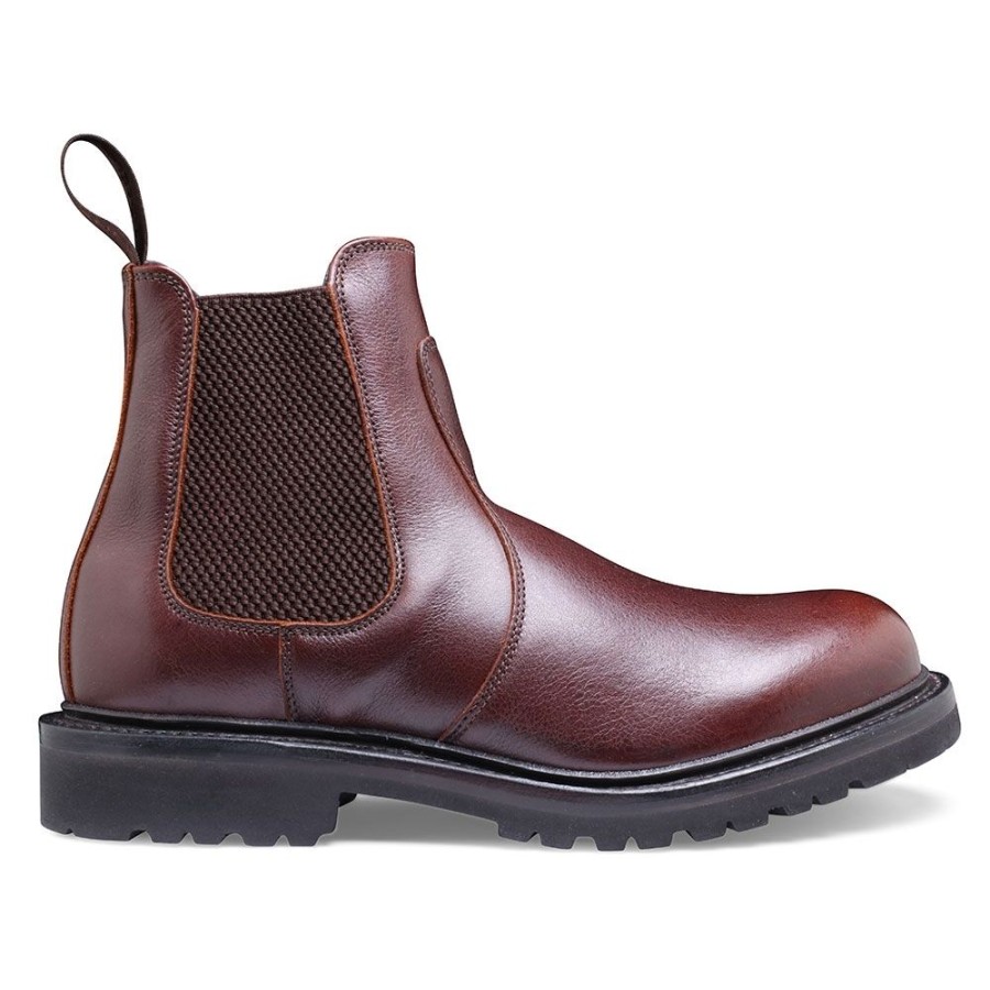 Women Cheaney Chelsea Boots | Ellis Gv Shearling Lined Chelsea Boot In Whiskey Kudu Leather