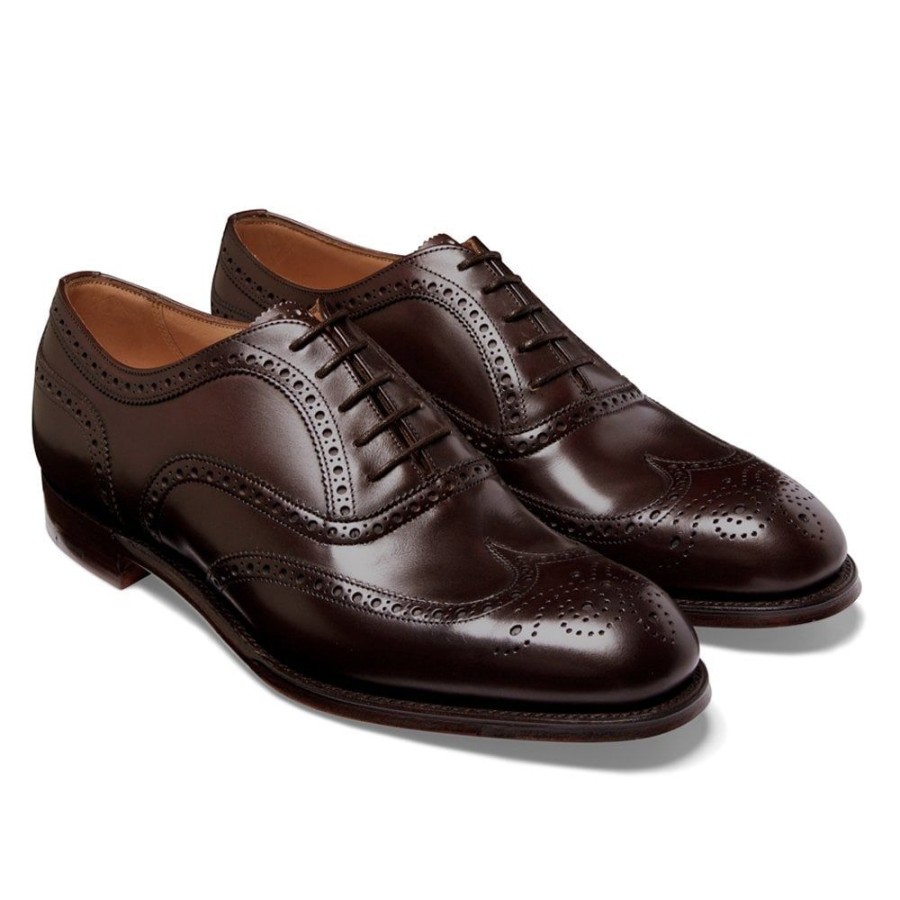 Men Cheaney Brogues | Arthur Iii Oxford Brogue In Mocha Calf Leather