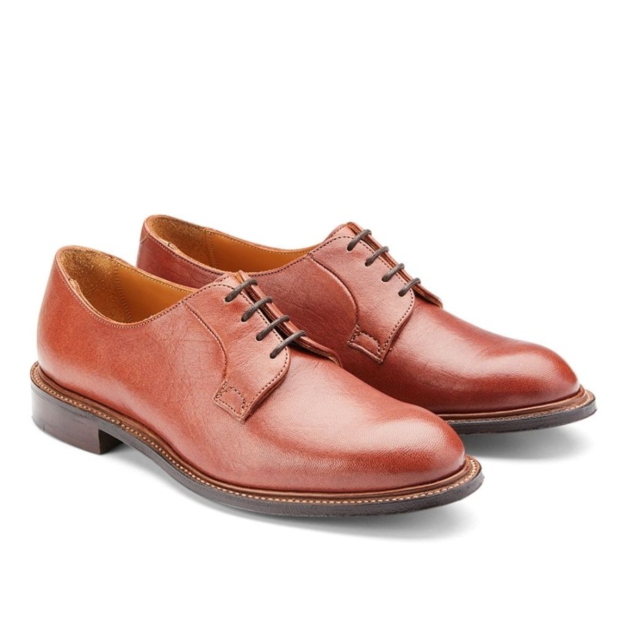 Women Cheaney Derbys | Kinloch Ef Derby In Tan Deerskin Leather