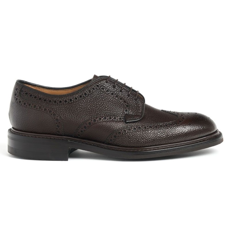 Men Cheaney Brogues | Bexhill R Derby Brogue In Walnut Grain Leather