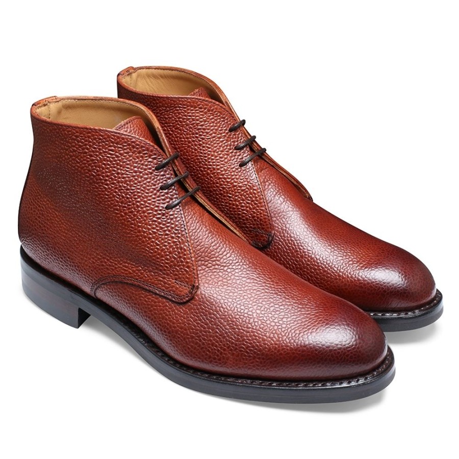 Women Cheaney Chukka Boots | Jessie R Chukka Boot In Mahogany Grain Leather