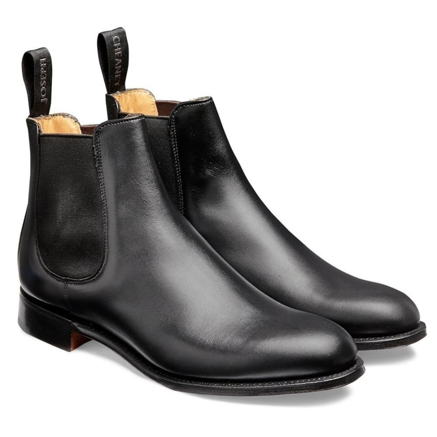 Women Cheaney Chelsea Boots | Clara Chelsea Boot In Black Calf Leather