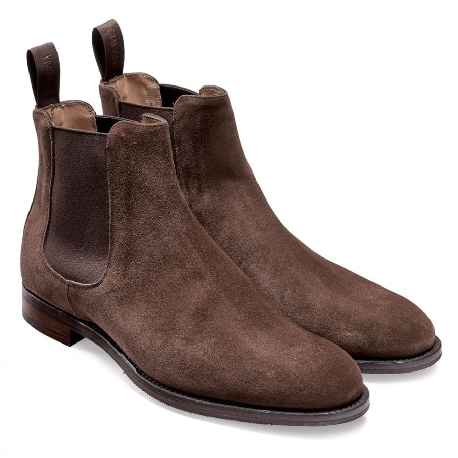 Men Cheaney Chelsea Boots | Godfrey D Chelsea Boot In Plough Suede